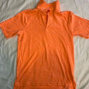 Wonder Nation fluorescent orange polo